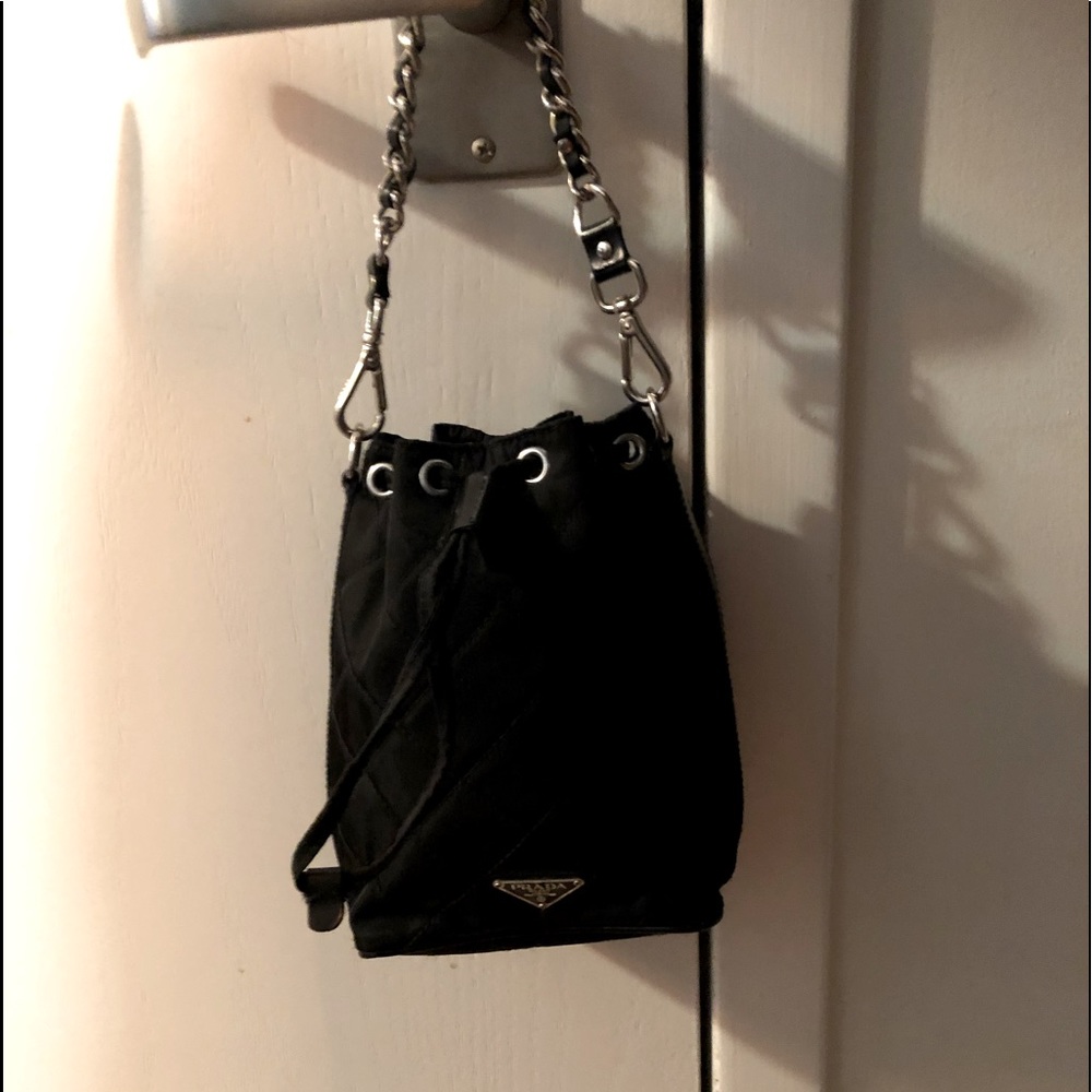 Authentic PRADA Tessuto Mini Quilted Bag EUC